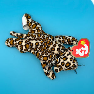 Bag Crap - Vintage Teenie Beanie Baby 'Freckles' the Leopard Bag Charm