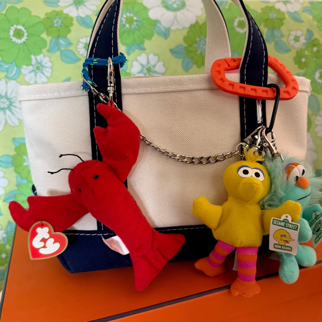 RARE Vintage Teenie Beanie Baby 'Pinchers' the Lobster Bag Charm