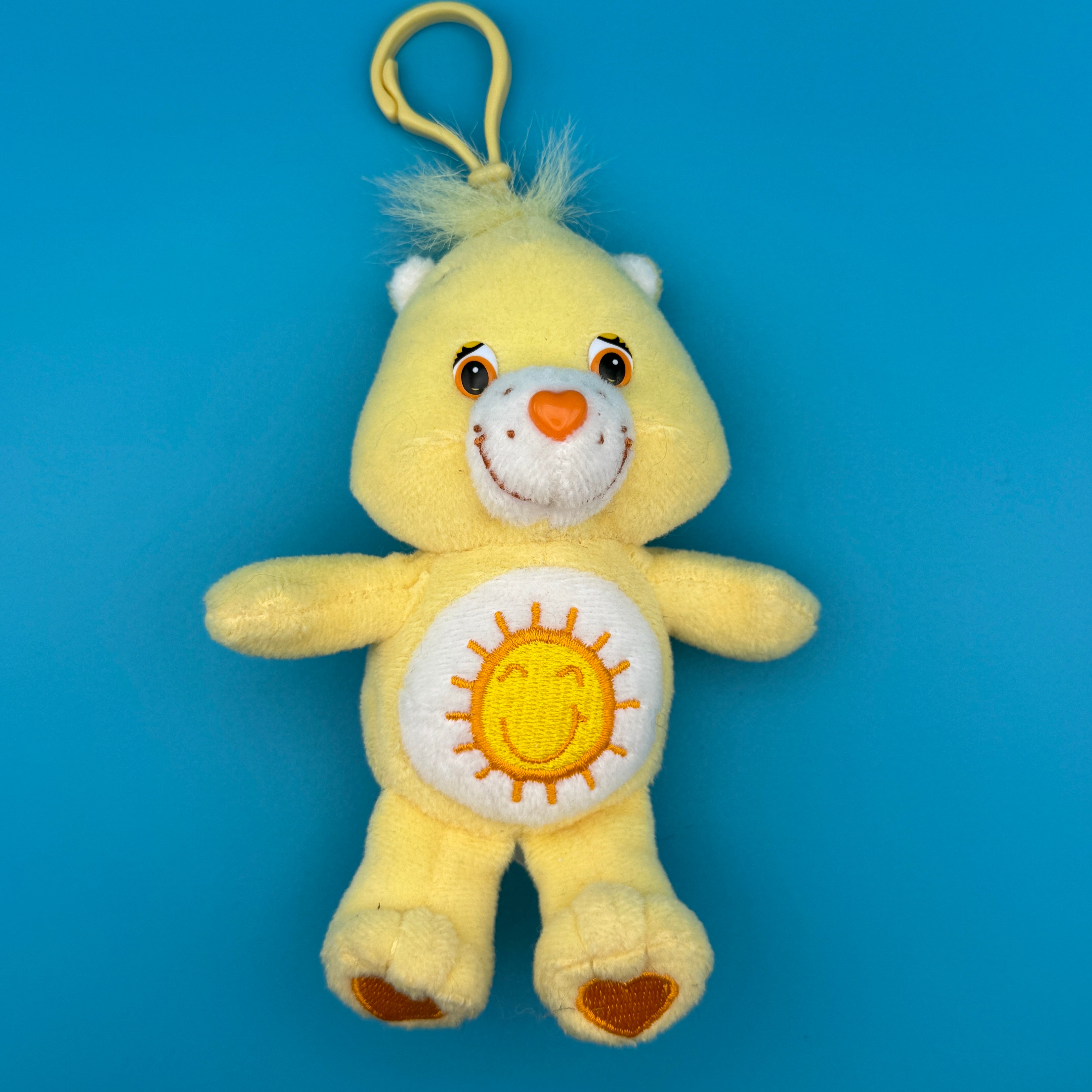Yellow Funshine Care Bear -  vintage keychain vintage charms for bag nostalgia vintage keychains y2k collectible - Bag Crap