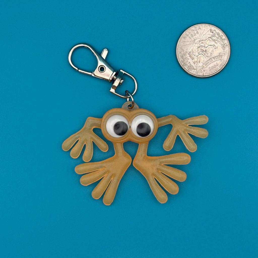 Vintage 90s Colorful Googly Eyed Monster Bag Charms