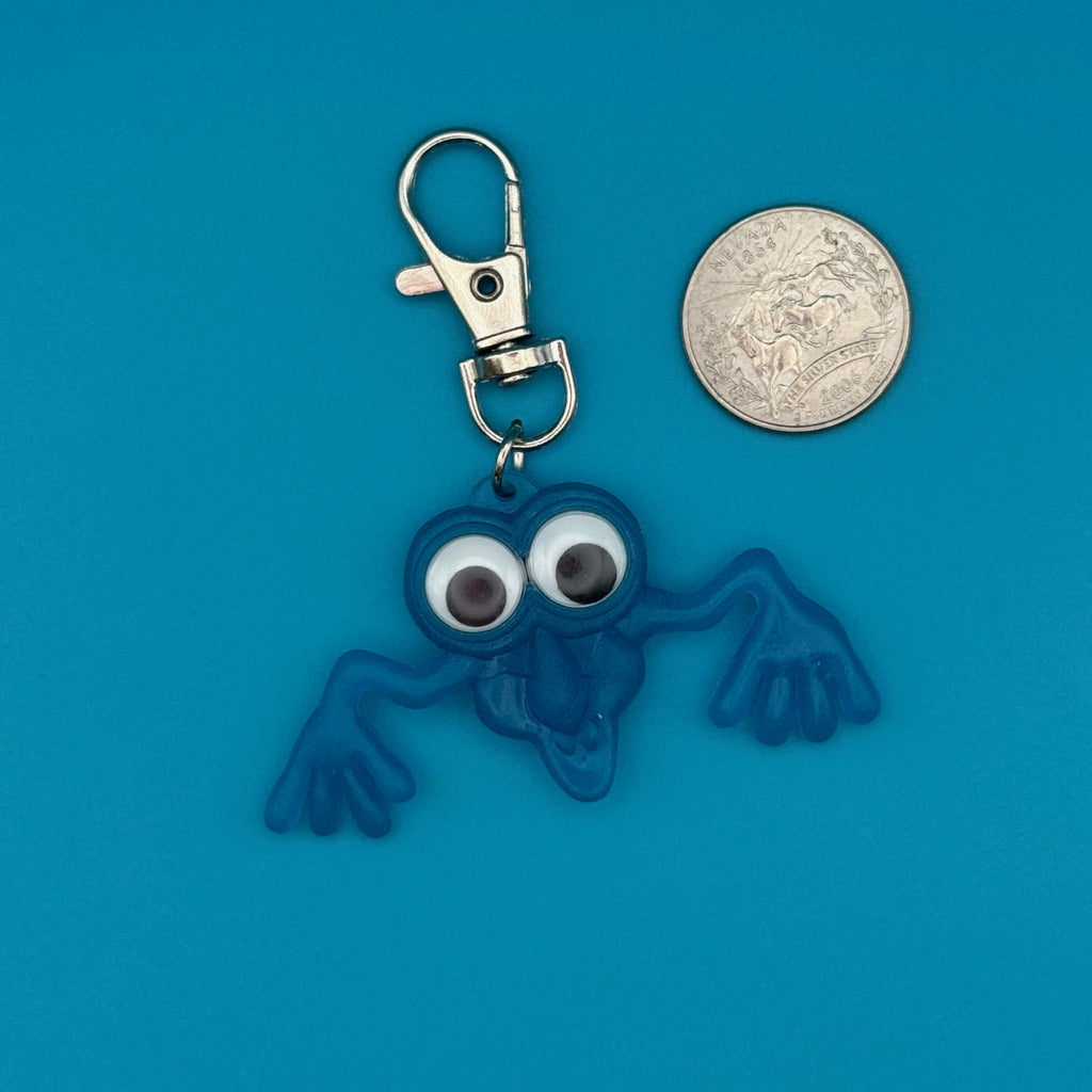 Vintage 90s Colorful Googly Eyed Monster Bag Charms