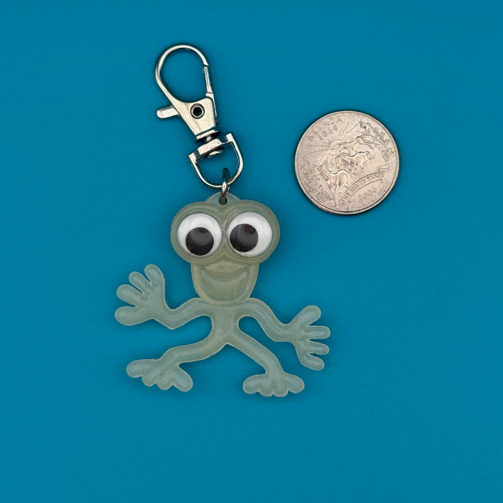 Vintage 90s Colorful Googly Eyed Monster Bag Charms
