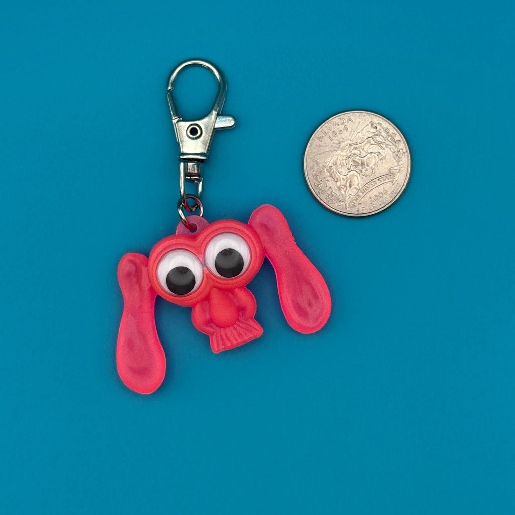 Vintage 90s Colorful Googly Eyed Monster Bag Charms