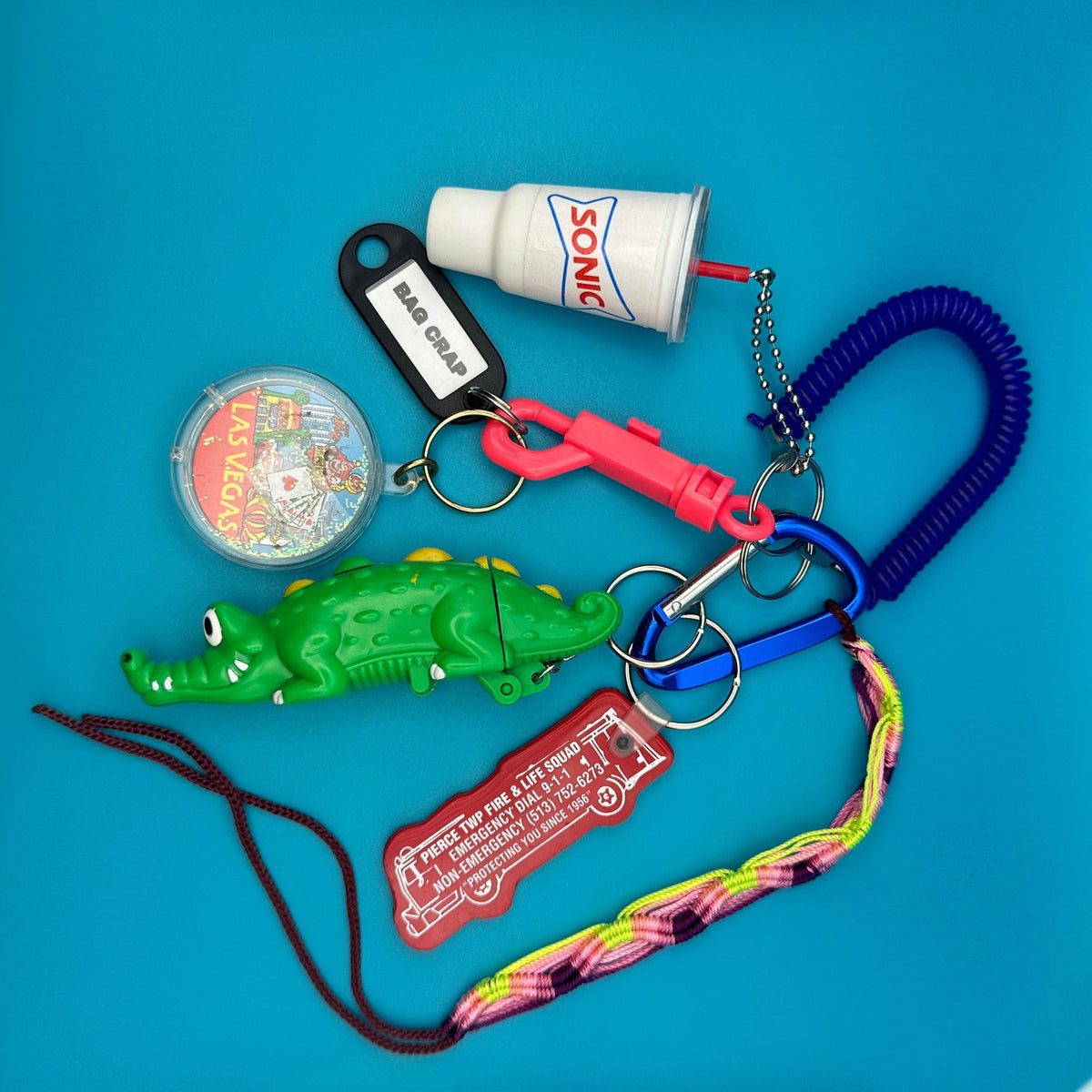 Sonic Las Vegas Ohio    Pack - vintage bag charm packs nostalgia vintage y2k vintage keychain vintage charms for bag nostalgia vintage keychains y2k collectible - Bag Crap
