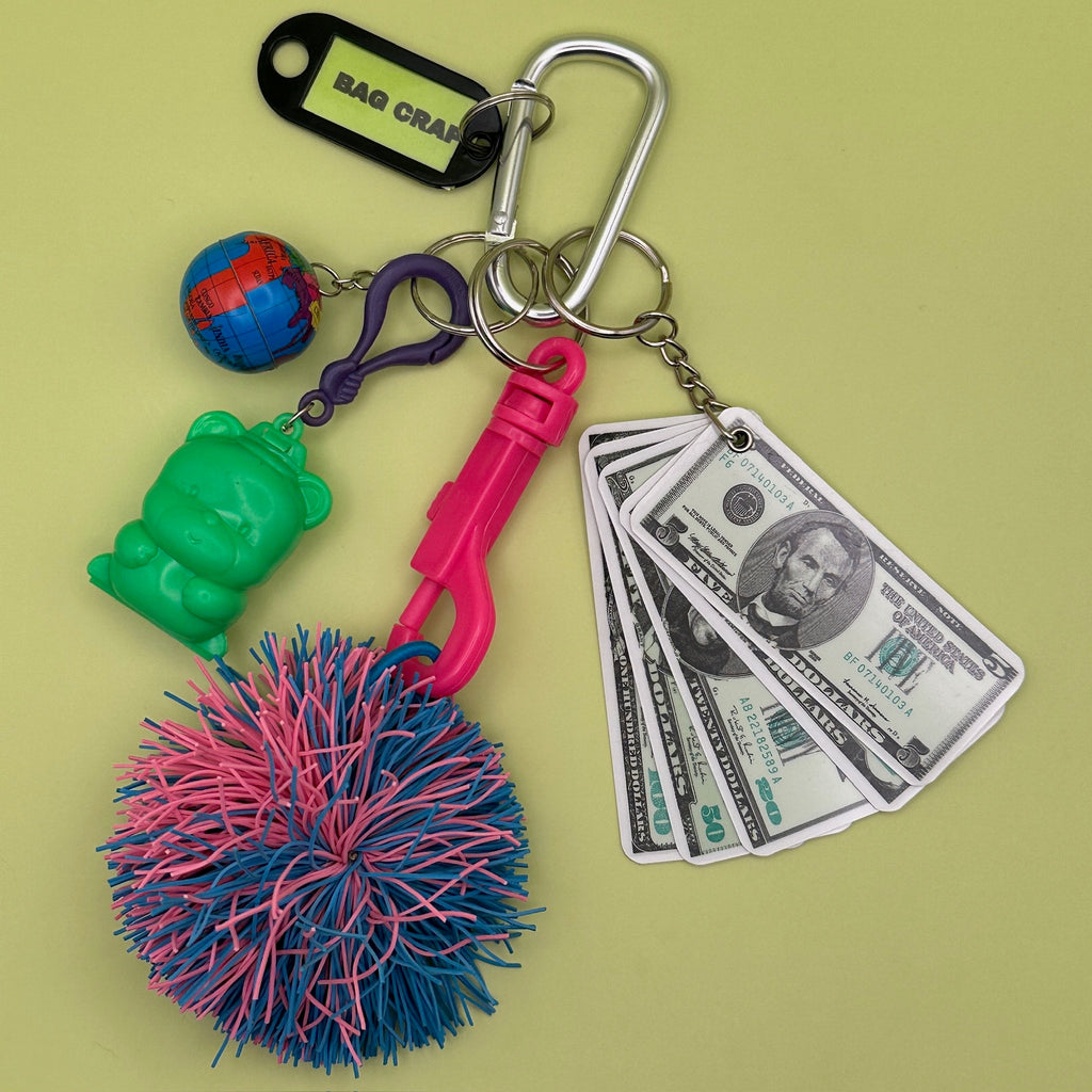Crap Pack Vintage Keychain Starter Bag Charm Packs
