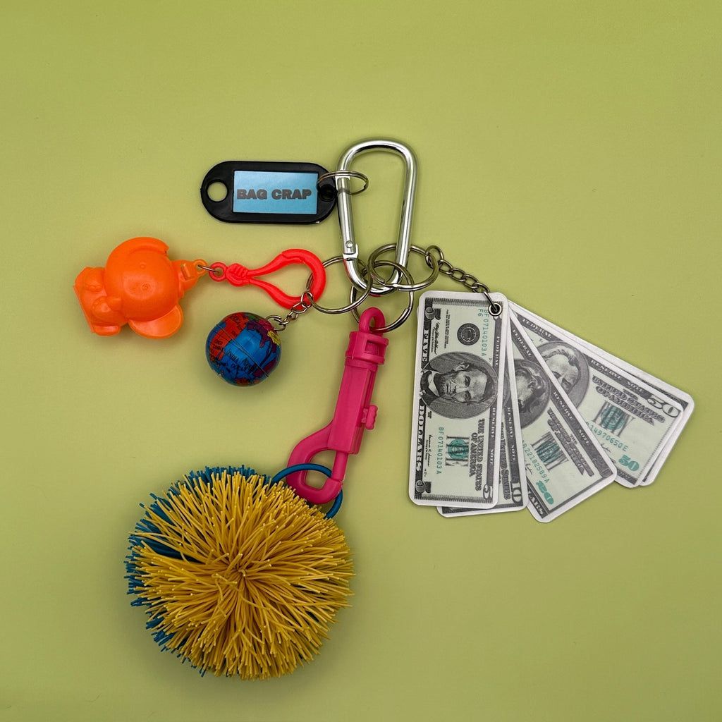 Crap Pack Vintage Keychain Starter Bag Charm Packs