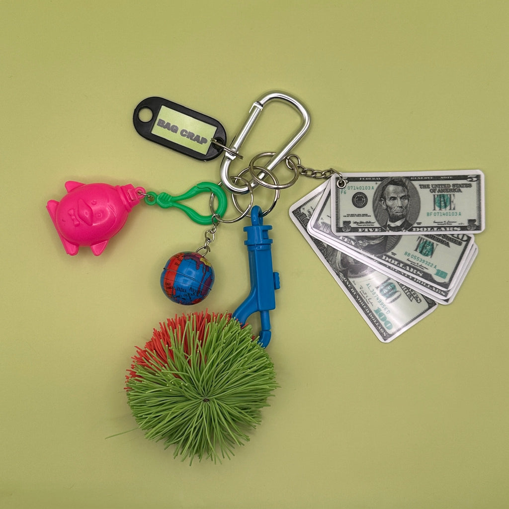 Crap Pack Vintage Keychain Starter Bag Charm Packs