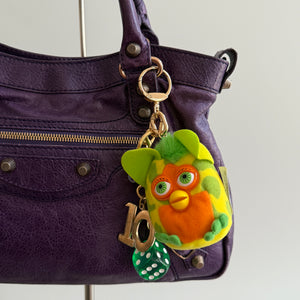 One-of-One     Set — Green Furby - vintage bag charm packs nostalgia vintage y2k vintage keychain vintage charms for bag nostalgia vintage keychains y2k collectible - Bag Crap