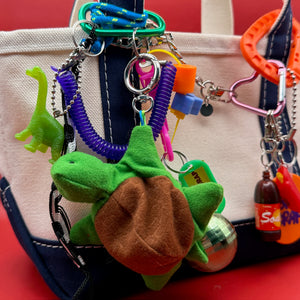 Teenie Beanie Baby Turtle Disco ball   Pack - vintage bag charm packs nostalgia vintage y2k vintage keychain vintage charms for bag nostalgia vintage keychains y2k collectible - Bag Crap