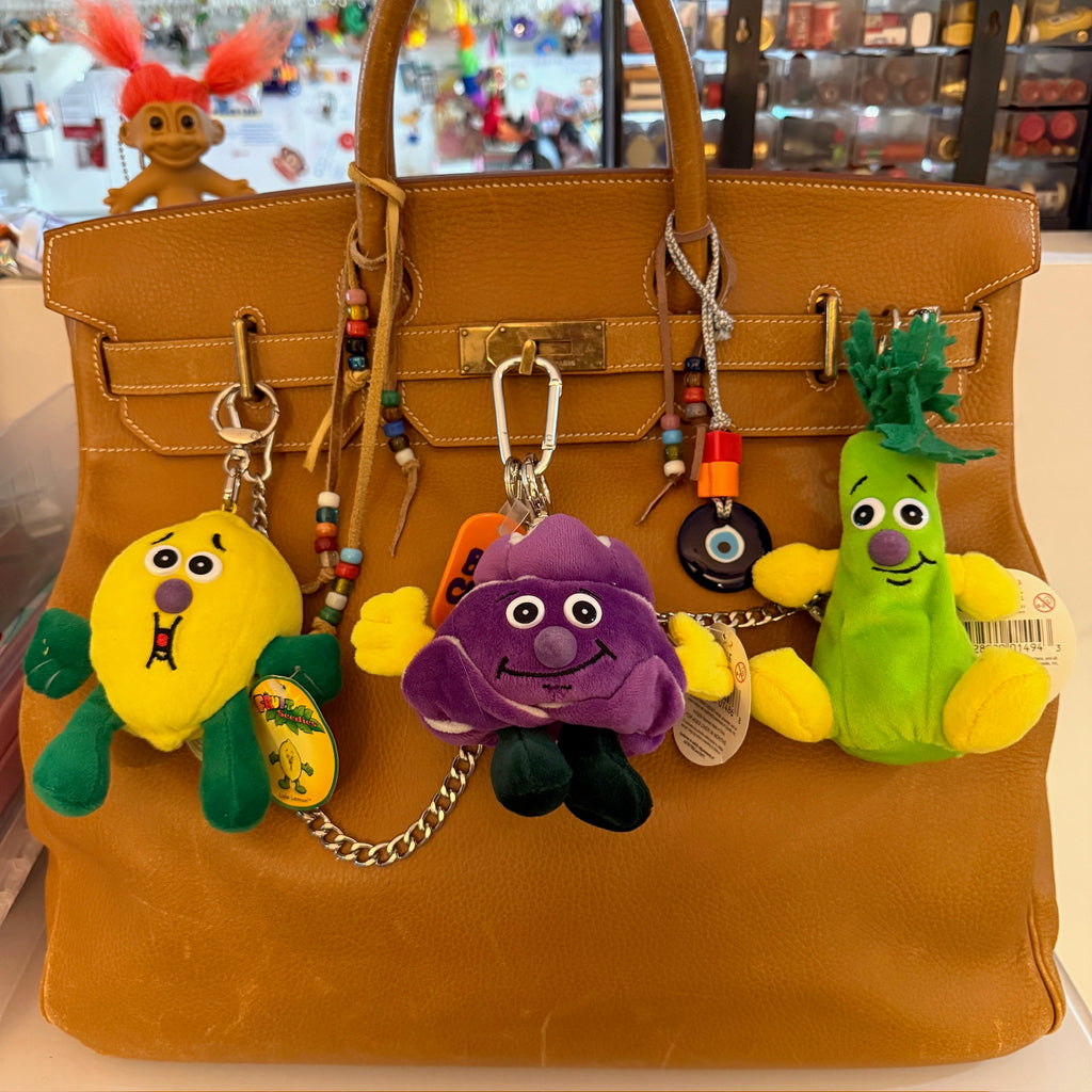 Vintage Grapes Plushie Bag Charm