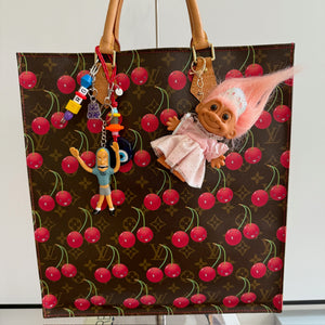 6'  Princess Troll Doll  : Pink Hair, Gold -  vintage keychain vintage charms for bag nostalgia vintage keychains y2k collectible - Bag Crap