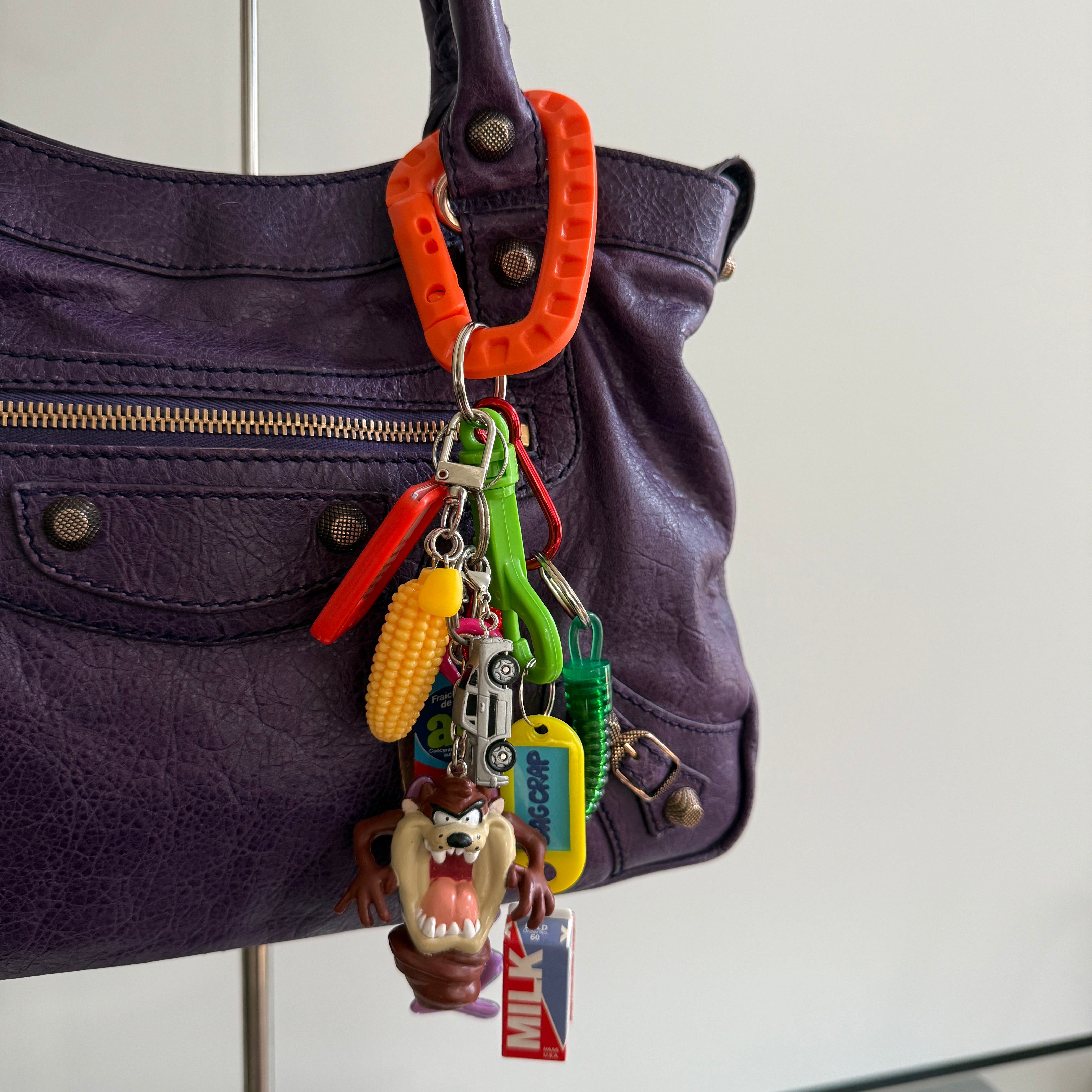 One-of-One     Set — Tasmanian Devil -  vintage keychain vintage charms for bag nostalgia vintage keychains y2k collectible - Bag Crap