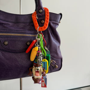 One-of-One     Set — Tasmanian Devil - vintage bag charm packs nostalgia vintage y2k vintage keychain vintage charms for bag nostalgia vintage keychains y2k collectible - Bag Crap