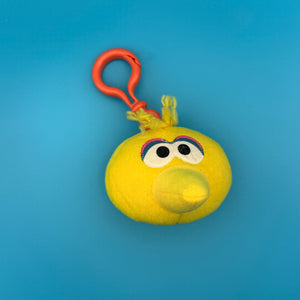 90s Big Bird  Head - plushies  vintage keychain vintage charms for bag nostalgia vintage keychains y2k collectible - Bag Crap