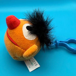 90s Ernie  Head - plushies  vintage keychain vintage charms for bag nostalgia vintage keychains y2k collectible - Bag Crap