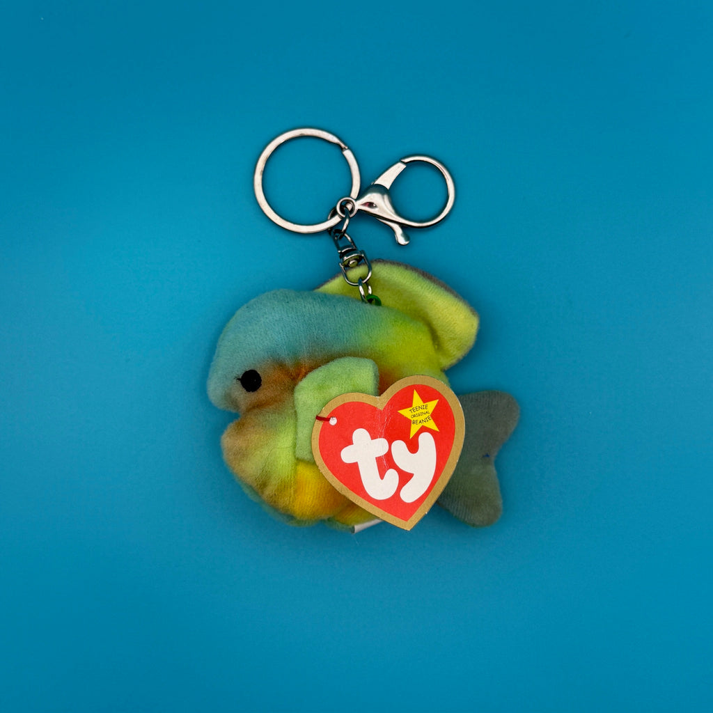 Vintage Colorful Fish Plushie Bag Charm