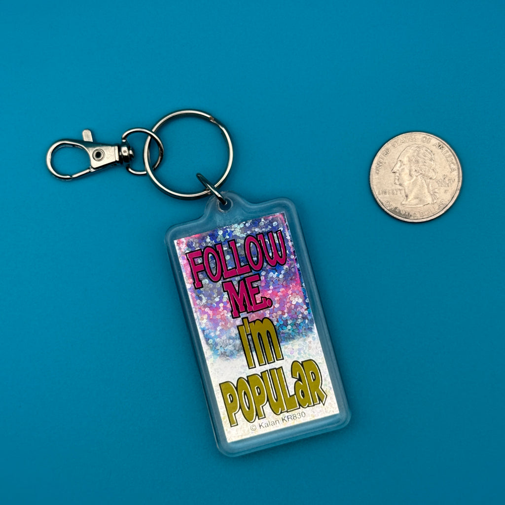 Vintage Y2K Comedy Phrase Keychain Clip Charms