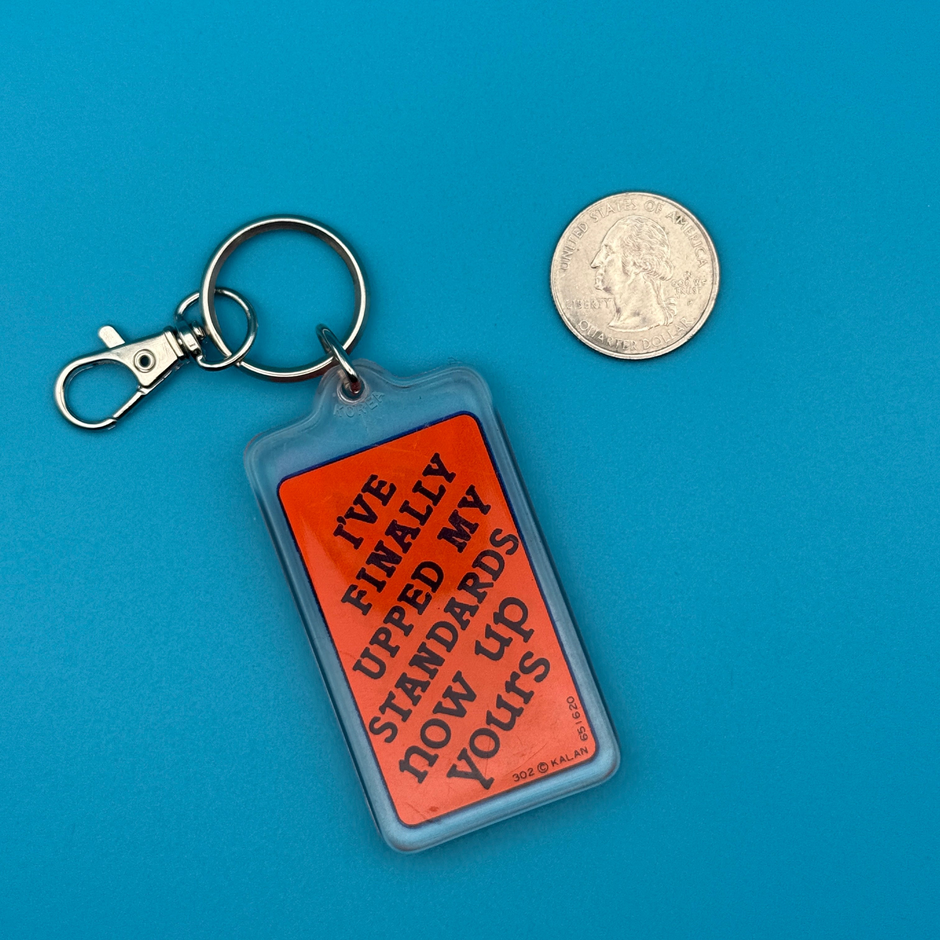 Comedy Phrase s -  vintage keychain vintage charms for bag nostalgia vintage keychains y2k collectible - Bag Crap