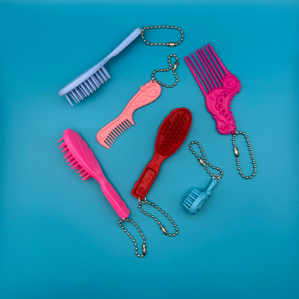 Barbie Vintage 90s Toy Brush Bag Charms