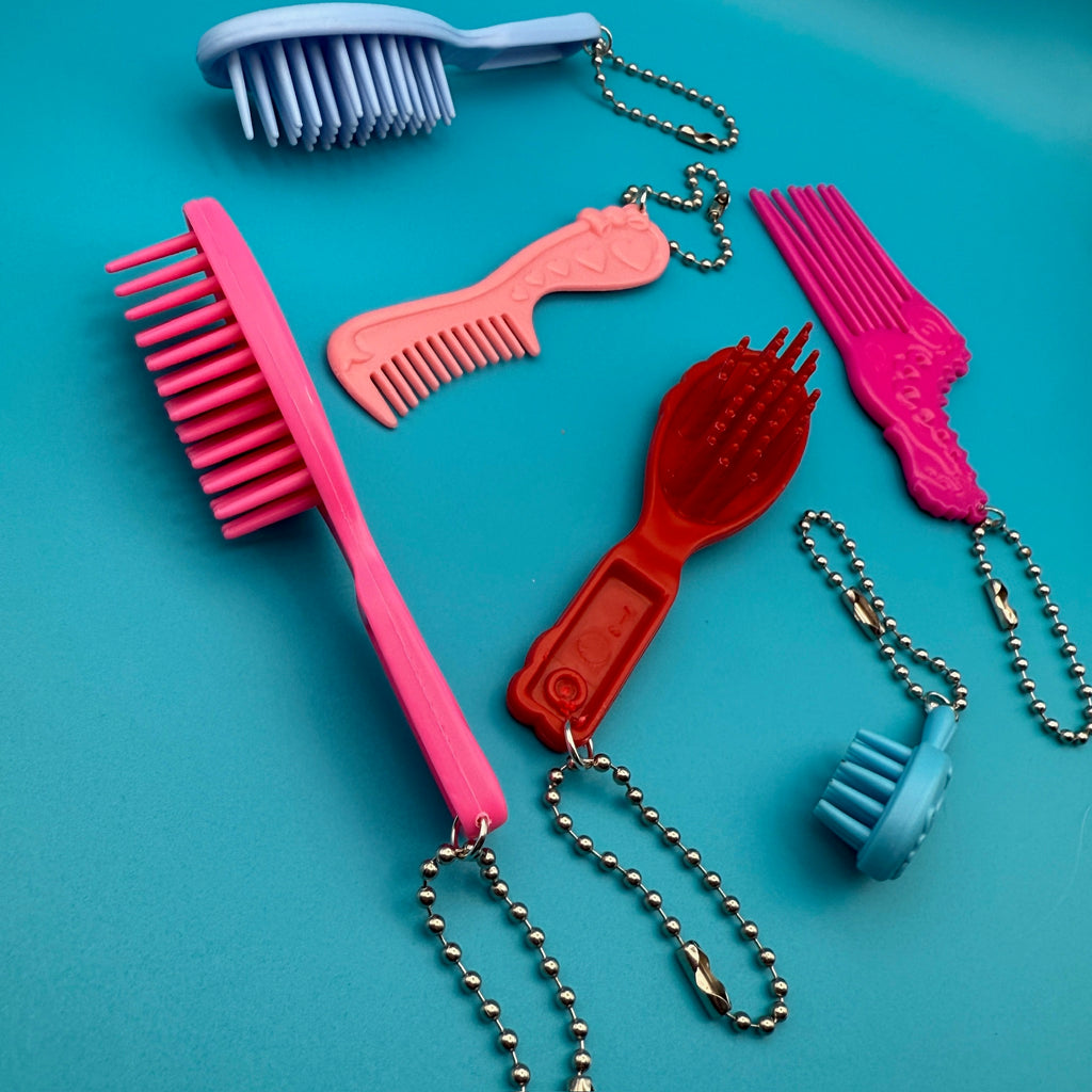 Barbie Vintage 90s Toy Brush Bag Charms