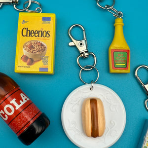 Bag Crap - Barbie Vintage 90s Miniature Charms: Ice Cream, Cheerios, Cola