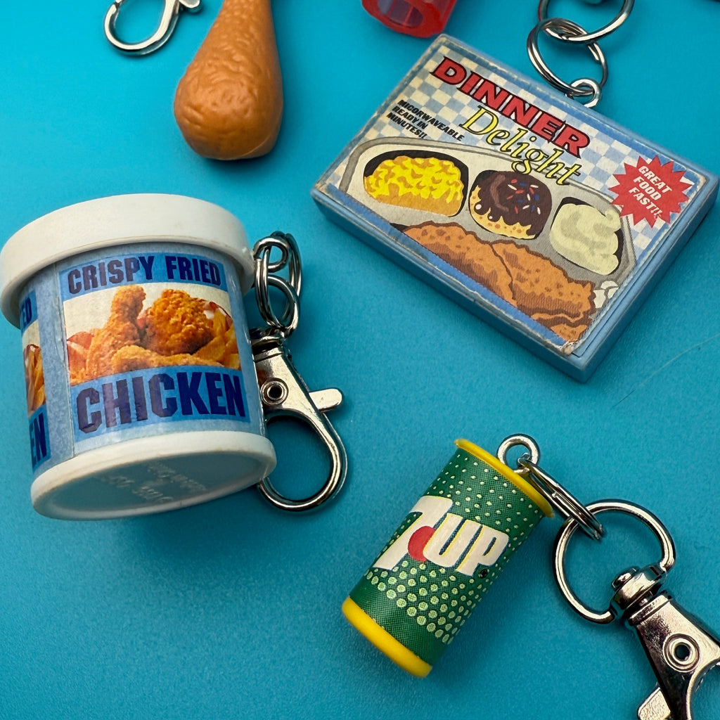 Assorted Vintage 90s Barbie Mini Food & Grocery Bag Charms
