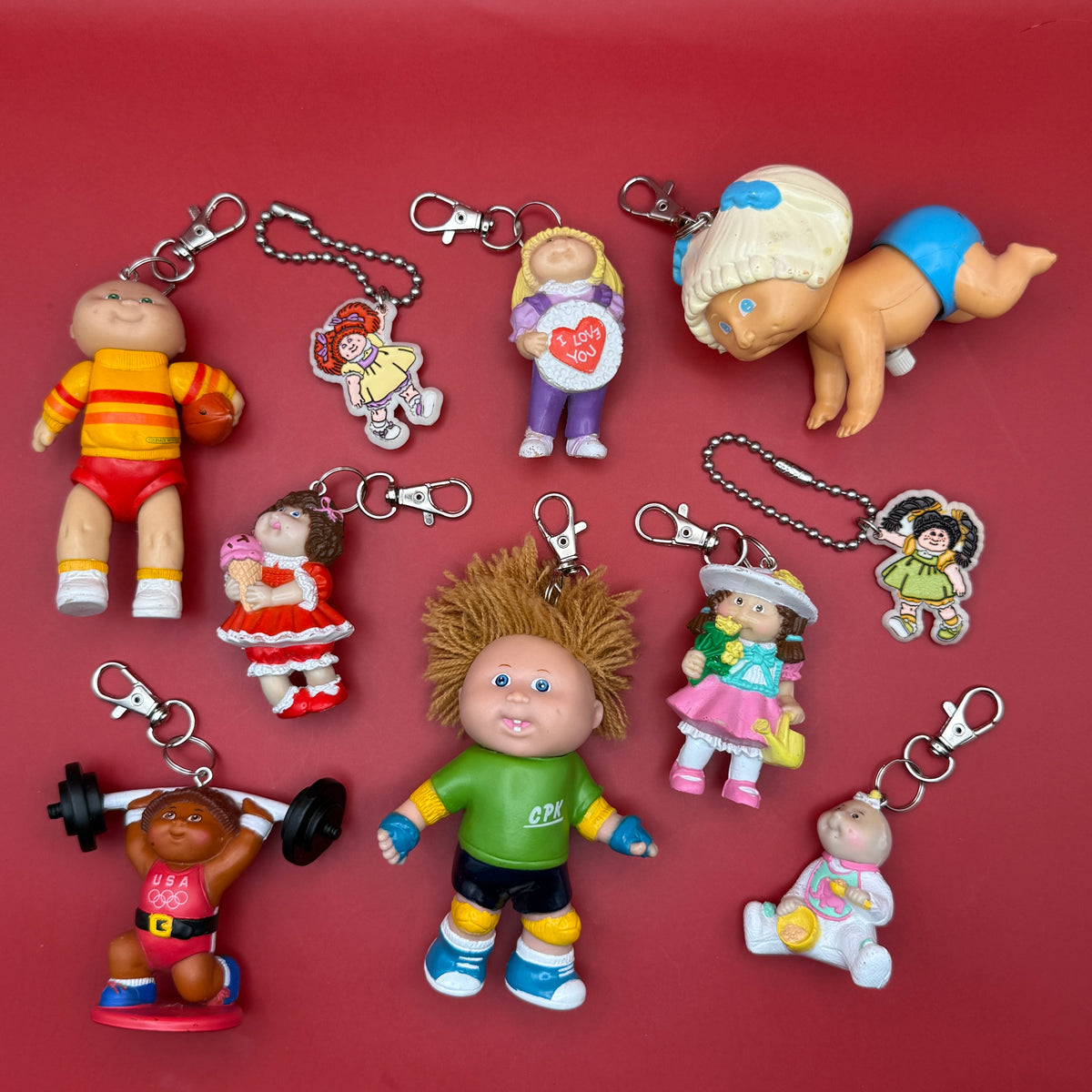 80s-90s Cabe Patch Kids  s -  vintage keychain vintage charms for bag nostalgia vintage keychains y2k collectible - Bag Crap