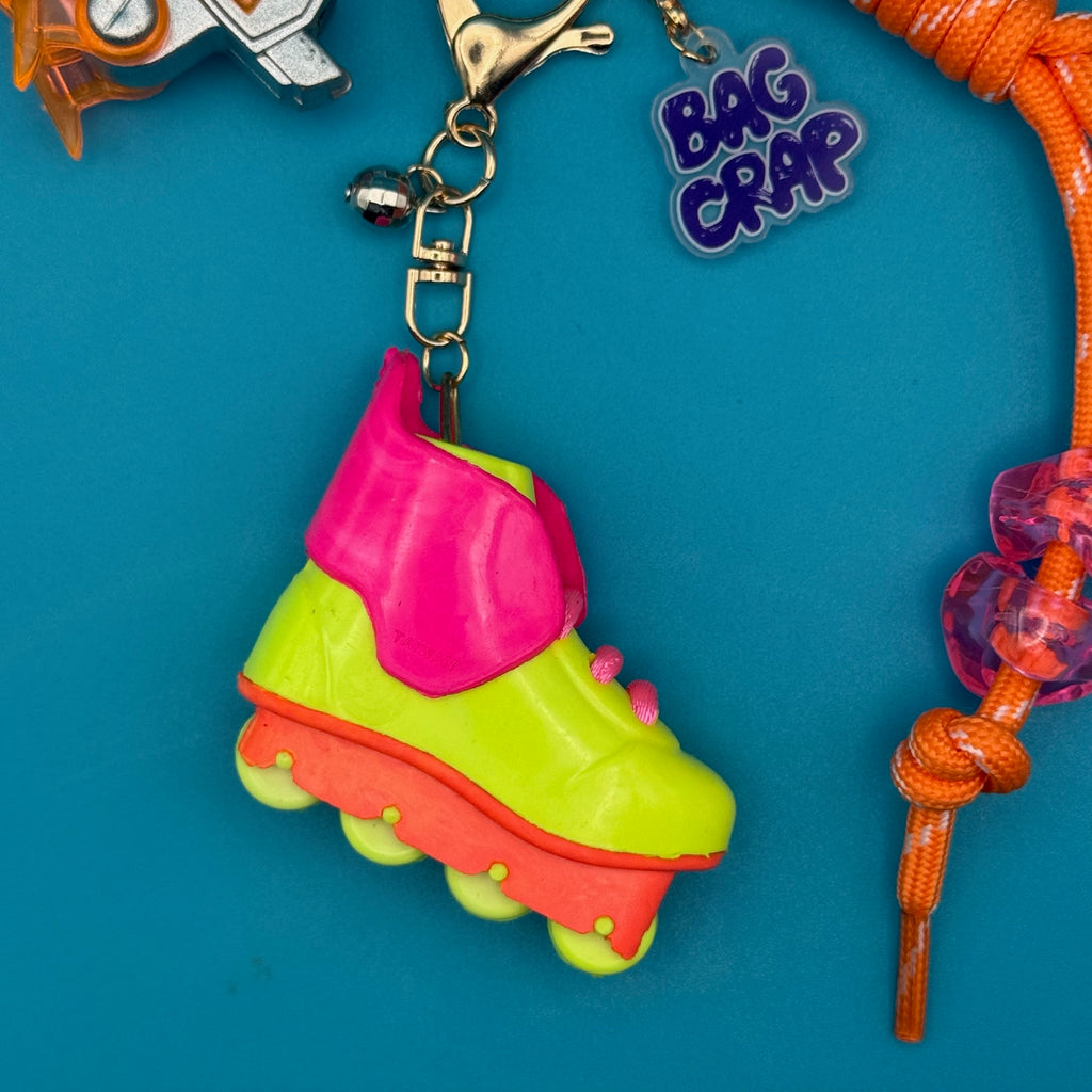 One-of-One Vintage Keychain Bag Charm Pack — Neon Rollerblade