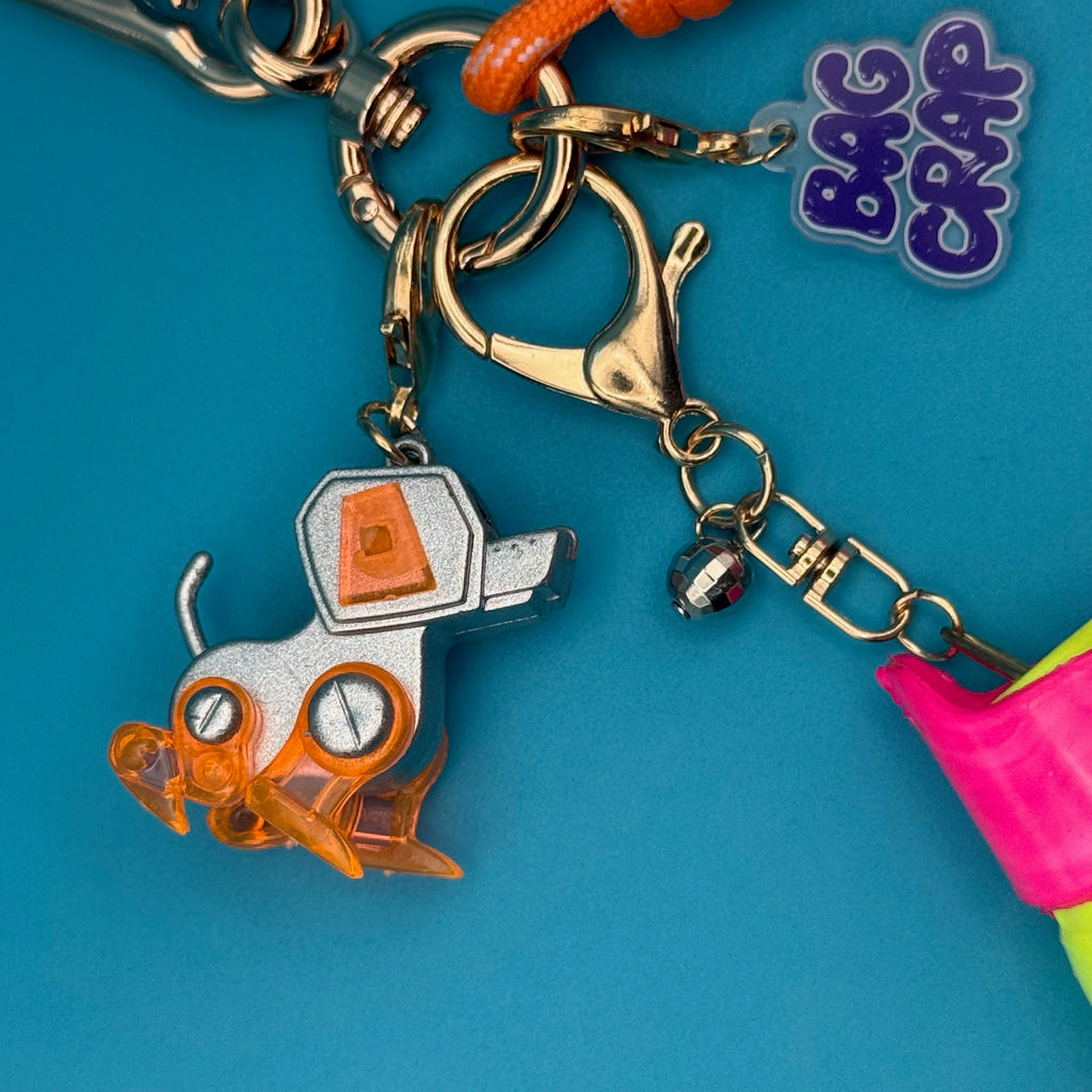 One-of-One Vintage Keychain Bag Charm Pack — Neon Rollerblade