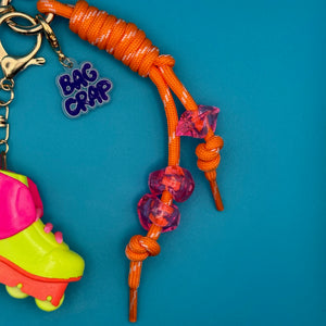 One-of-One     Pack — Neon Rollerblade - vintage bag charm packs nostalgia vintage y2k vintage keychain vintage charms for bag nostalgia vintage keychains y2k collectible - Bag Crap
