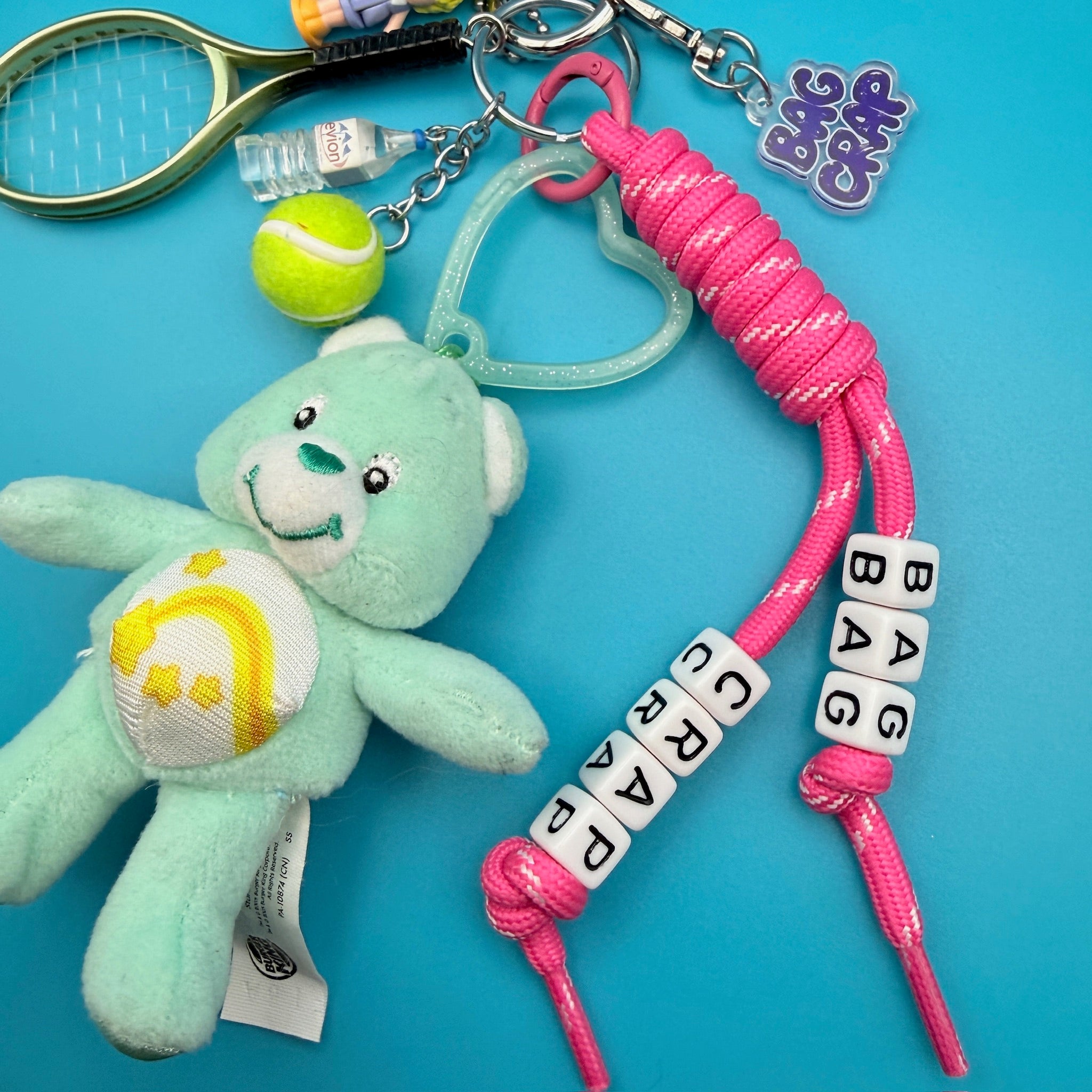 Care Bear + Polly Pocket   Pack -  vintage keychain vintage charms for bag nostalgia vintage keychains y2k collectible - Bag Crap