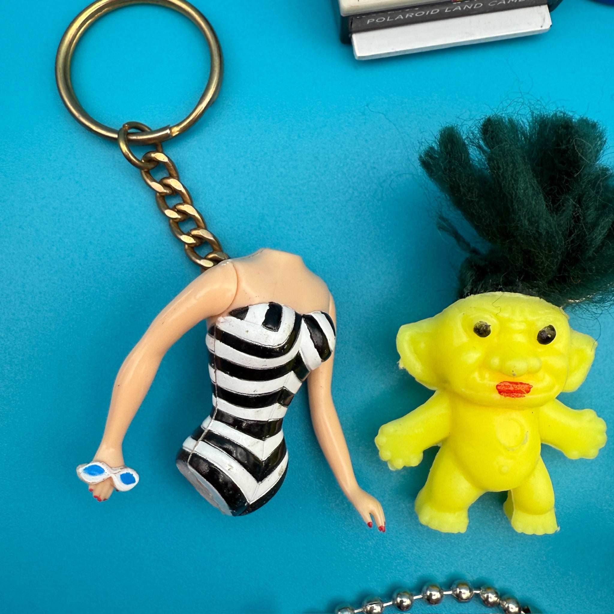 1980s-   s &  s: Drop 63 - barbie doll toy pink rare vintage keychain vintage charms for bag nostalgia vintage keychains y2k collectible - Bag Crap