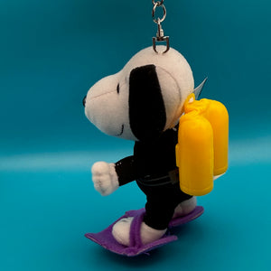 5'  RARE Scuba DiverSnoopy - snoopy rar peanuts vintage keychain vintage charms for bag nostalgia vintage keychains y2k collectible - Bag Crap