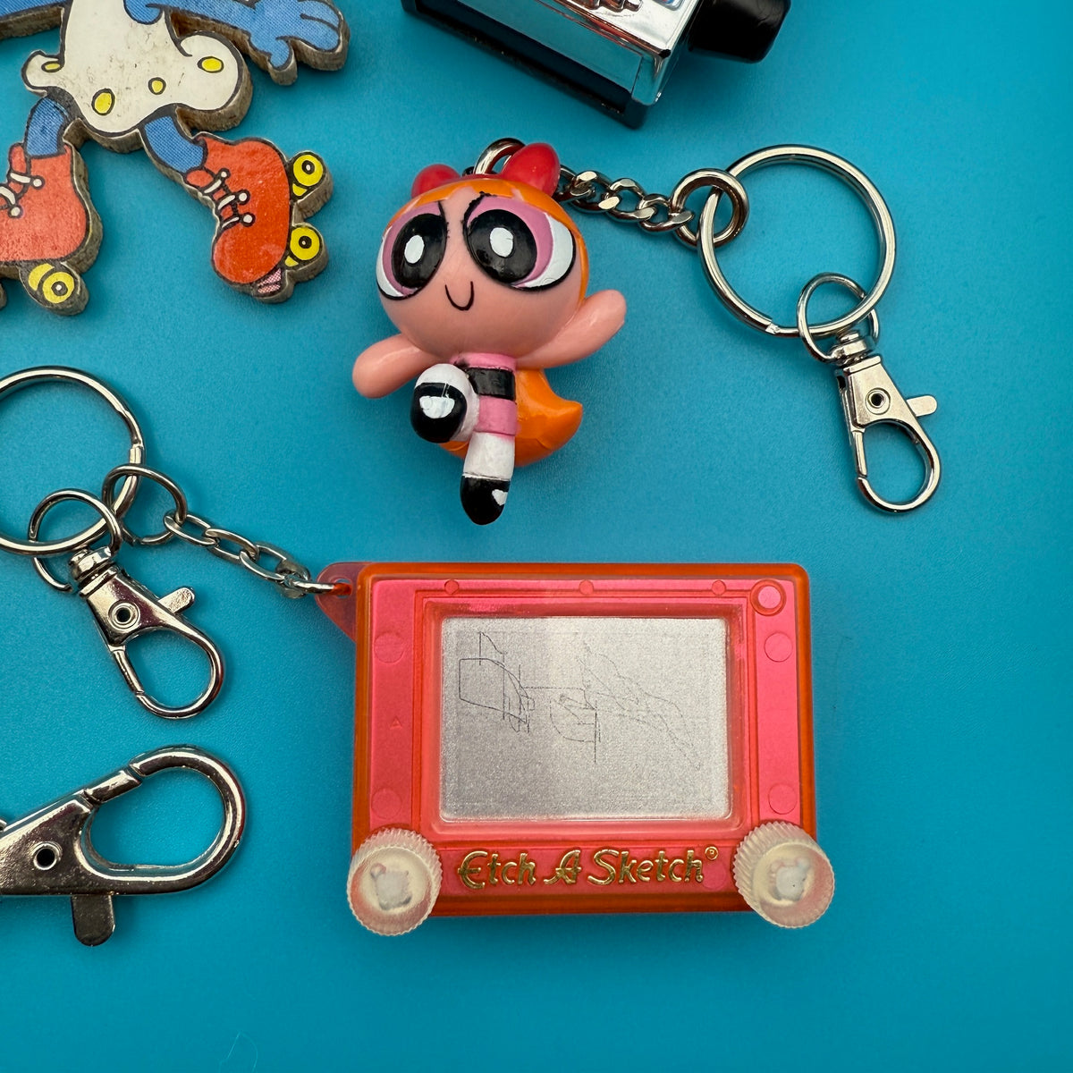 1980s-   s &  s: Drop 64 -  vintage keychain vintage charms for bag nostalgia vintage keychains y2k collectible - Bag Crap