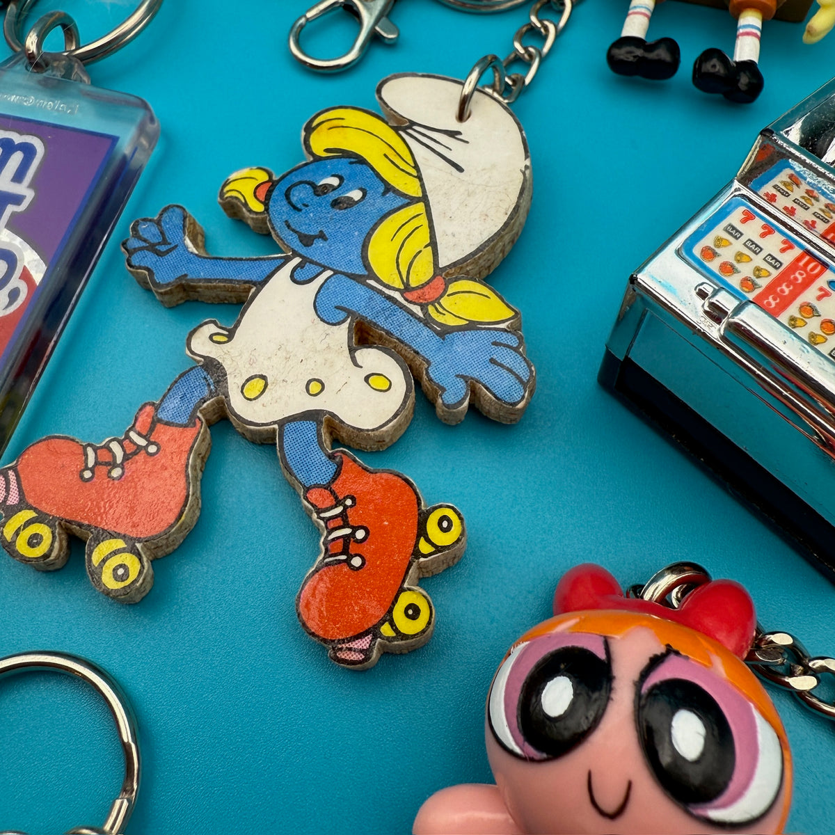 1980s-   s &  s: Drop 64 -  vintage keychain vintage charms for bag nostalgia vintage keychains y2k collectible - Bag Crap