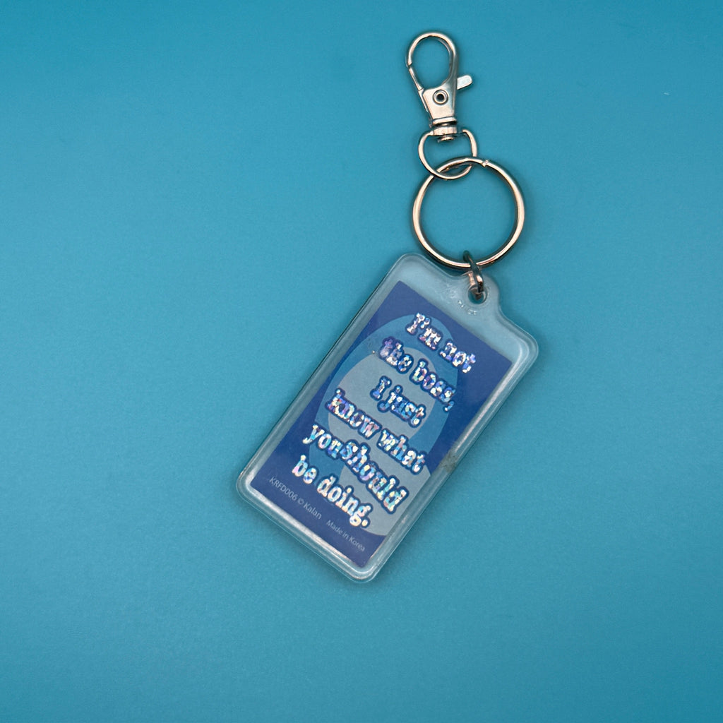 Vintage Y2K Comedy Phrase Kaplan Keychains