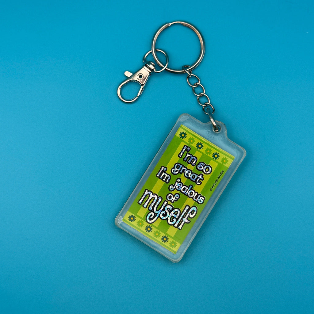 Vintage Y2K Comedy Phrase Kaplan Keychains