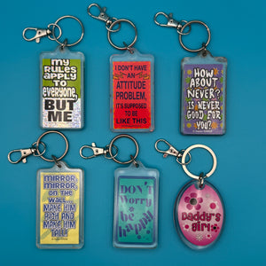 Bag Crap - Vintage Y2K Comedy Phrase Kaplan Keychains
