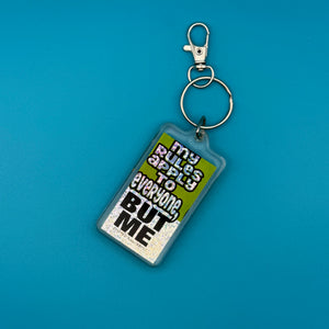 Bag Crap - Vintage Y2K Comedy Phrase Kaplan Keychains