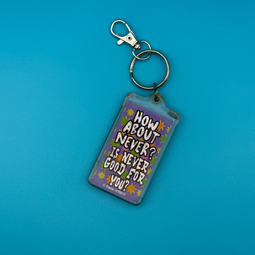 Vintage Y2K Comedy Phrase Kaplan Keychains