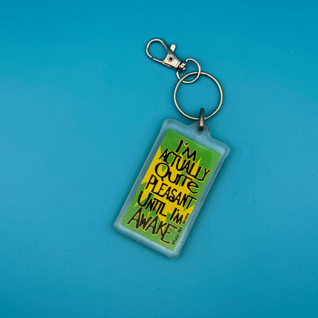 Vintage Y2K Funny Phrase Keychains