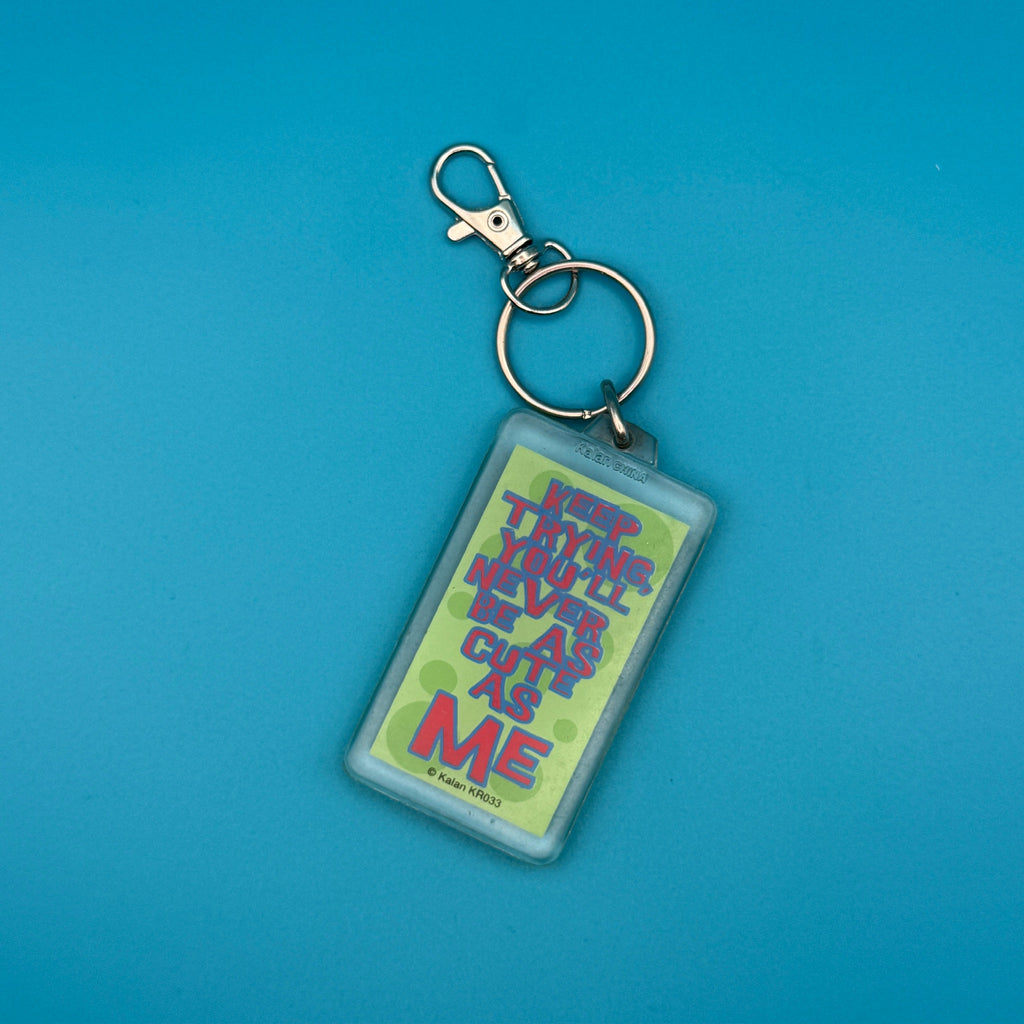 Vintage Y2K Funny Phrase Keychains