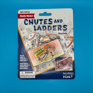 RARE NIB 90s  : Chutes & Ladders -  vintage keychain vintage charms for bag nostalgia vintage keychains y2k collectible - Bag Crap
