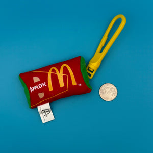 McDonald's Apple Pie - plushies  vintage keychain vintage charms for bag nostalgia vintage keychains y2k collectible - Bag Crap