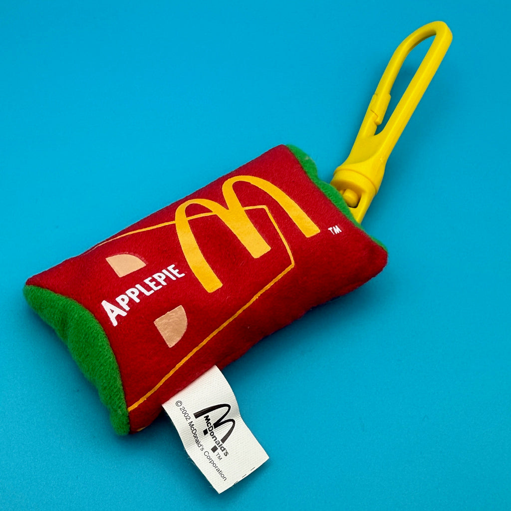 Vintage Y2K McDonald's Apple Pie Plushie Bag Charm