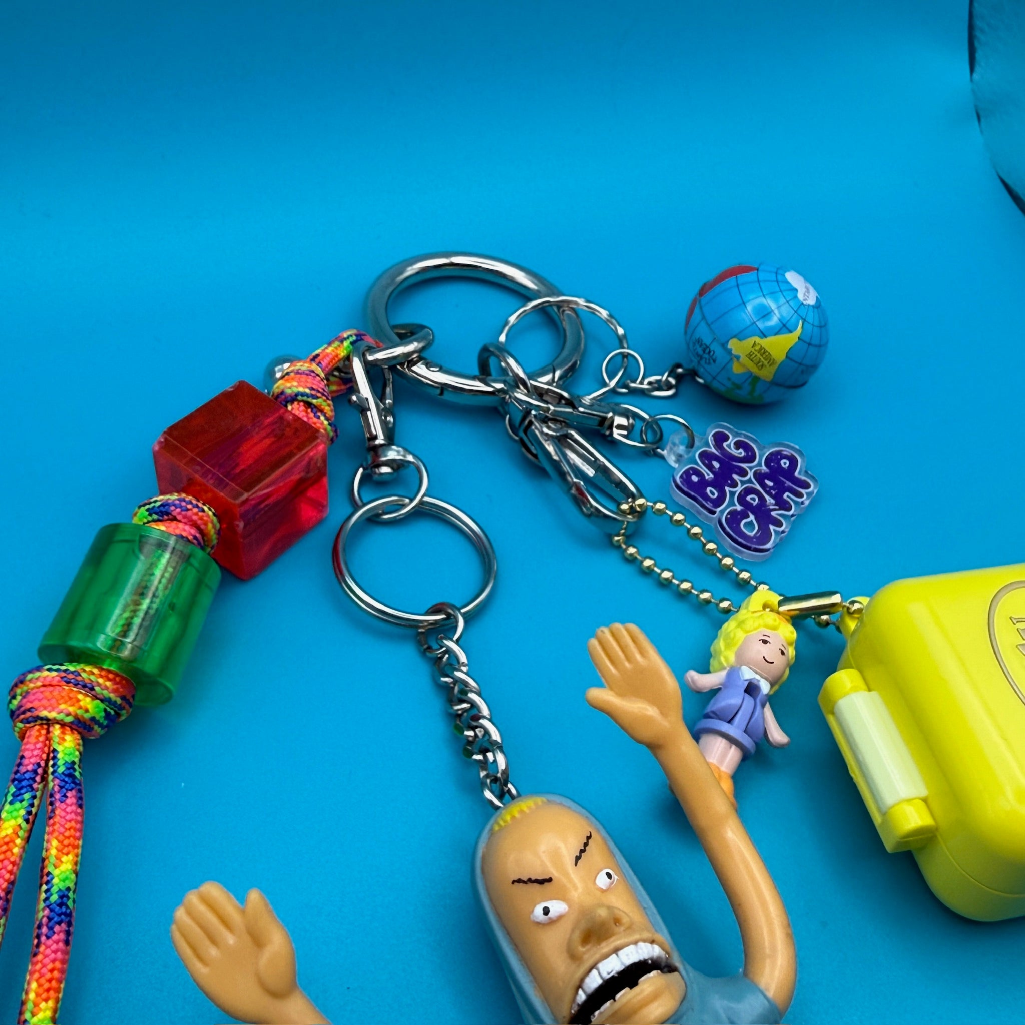 Beavis + Polly Pocket   Pack - vintage bag charm packs nostalgia vintage y2k vintage keychain vintage charms for bag nostalgia vintage keychains y2k collectible - Bag Crap