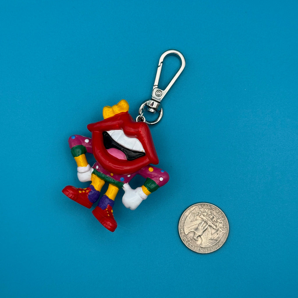 Vintage '80s Tang Lips Character Bag Charms: You Pick