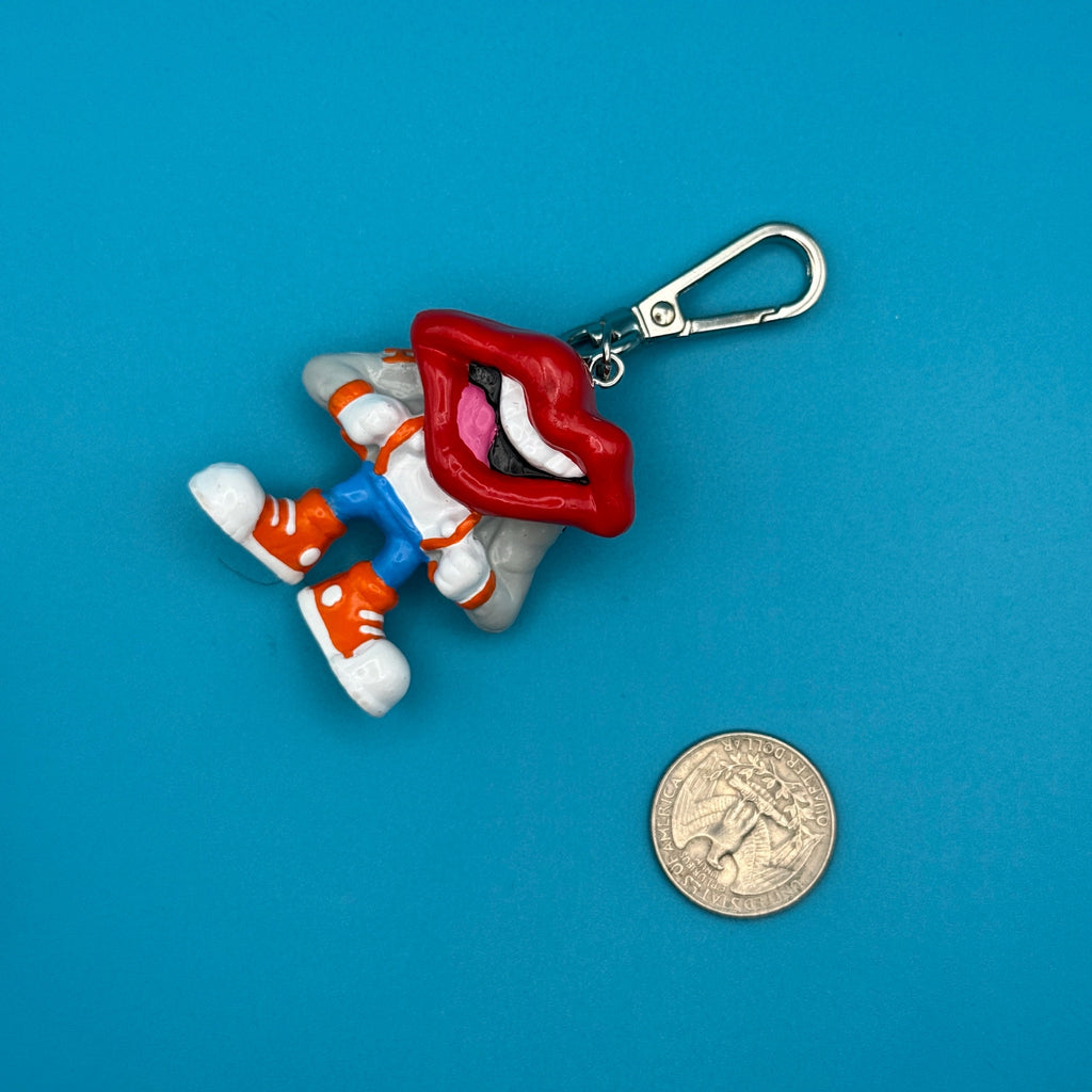 Vintage '80s Tang Lips Character Bag Charms: You Pick