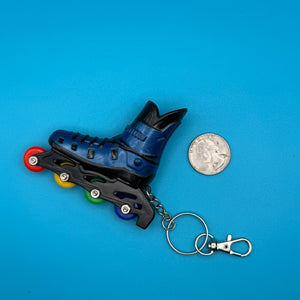 1980s-   s &  s: Rollerblade, SpaghettiOs -  vintage keychain vintage charms for bag nostalgia vintage keychains y2k collectible - Bag Crap