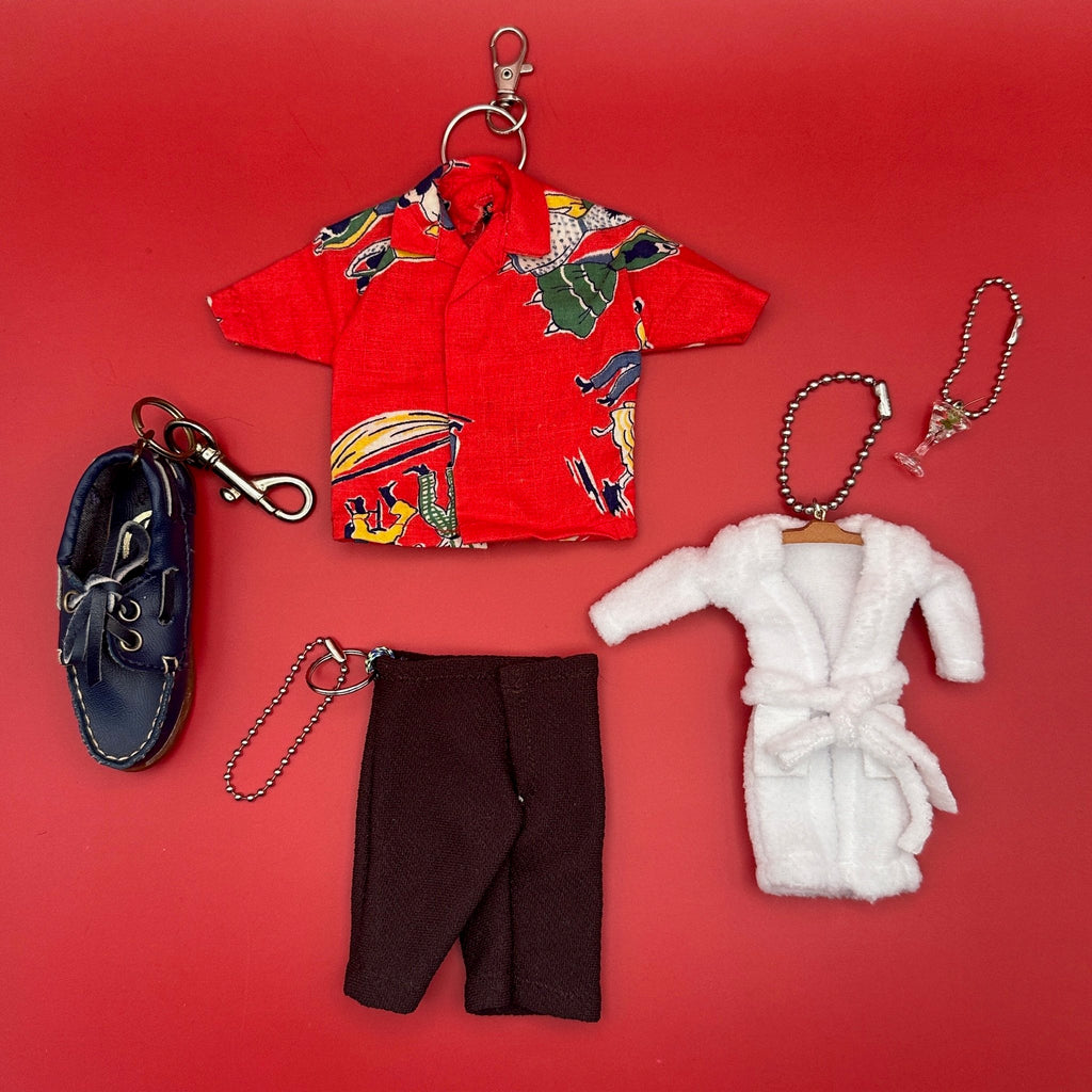 Vintage Doll Clothes Bag Charms